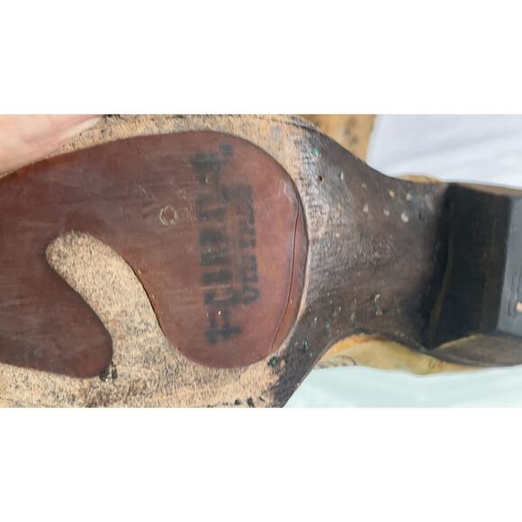 Corral Vintage Boot Women’s 6M Style A1970 Saddle Brushed Laser Brown Tan - Picture 15 of 16